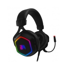 Audífonos con Micrófono, Acteck, BR-929776, Balam Rush, On-Ear, USB, Negro