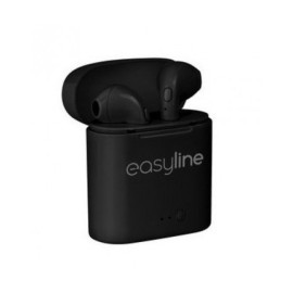 Audífonos con Micrófono, Easy Line, EL-995487, Inalámbricos, Bluetooth, Negro