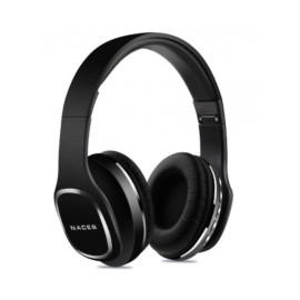 Audífonos con Micrófono, Naceb, NA-0307N, Bluetooth, 3.5 mm, Cetus, Negro