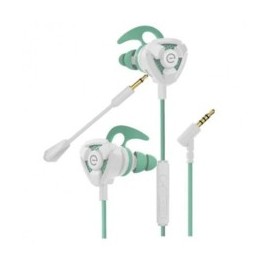 Audífonos con Micrófono, Perfect Choice, EL-995708, 3.5 mm, 1.2 m, Desmontable, Blanco, Verde