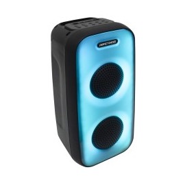 Bocina, Perfect Choice, PC-113058, Inalámbrica, Bluetooth, RGB, Micro SD, Radio FM, Negro