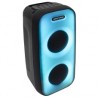 Bocina, Perfect Choice, PC-113058, Inalámbrica, Bluetooth, RGB, Micro SD, Radio FM, Negro