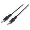 Cable de Audio, Manhattan, 334594, 3.5 mm Macho a 3.5 mm Macho, 1.8 metros