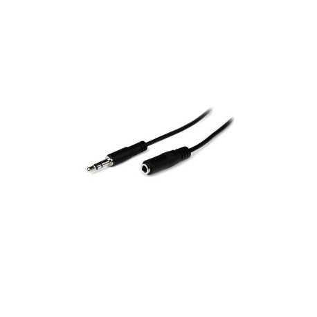 Cable de Audio, Startech, MU2MMFS, Auxiliar, 3.5mm, 2m, Delgado