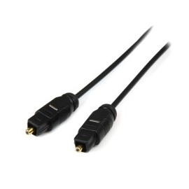 Cable de Audio, StarTech, THINTOS15, SPDIF, Cable Óptico, Delgado, Negro, 4.5 m