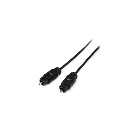 Cable de Audio, StarTech, THINTOS15, SPDIF, Cable Óptico, Delgado, Negro, 4.5 m