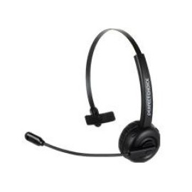 Diadema, Perfect Choice, PC-116882, Bluetooth, Monoaural, Cancelación de Ruido, 3.5 mm, USB, Negro