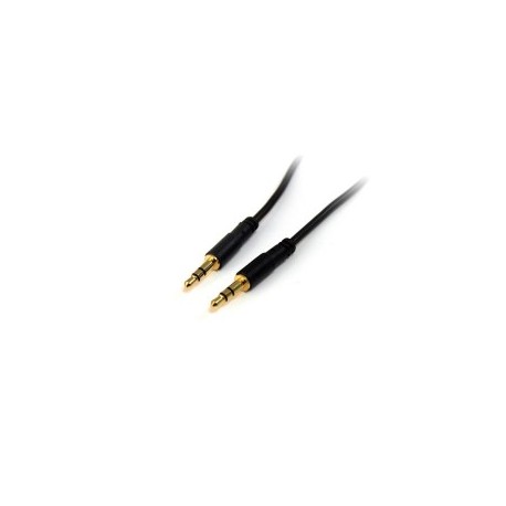 Cable de Audio, StarTech, MU15MMS, Auxiliar, 3.5 mm, 4.6 m, Negro